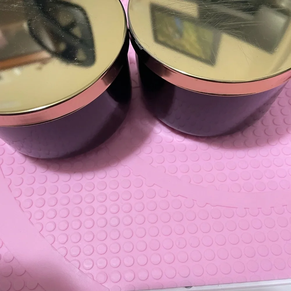 Z Gallerie Black and Gold Stackable Storage Canister